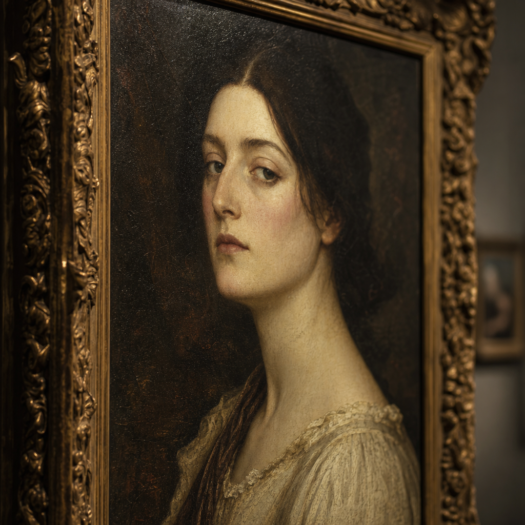 Historic painting with toxic materials visible